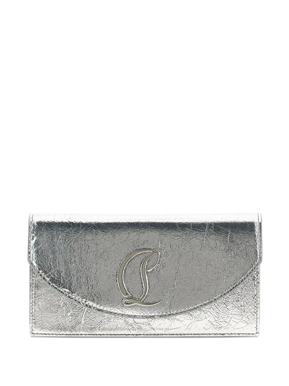 Christian Louboutin Loubi54 clutch bag | Silver | Image 1