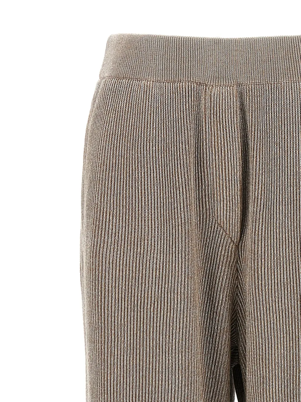 Brunello Cucinelli Geribbelde broek Bruin