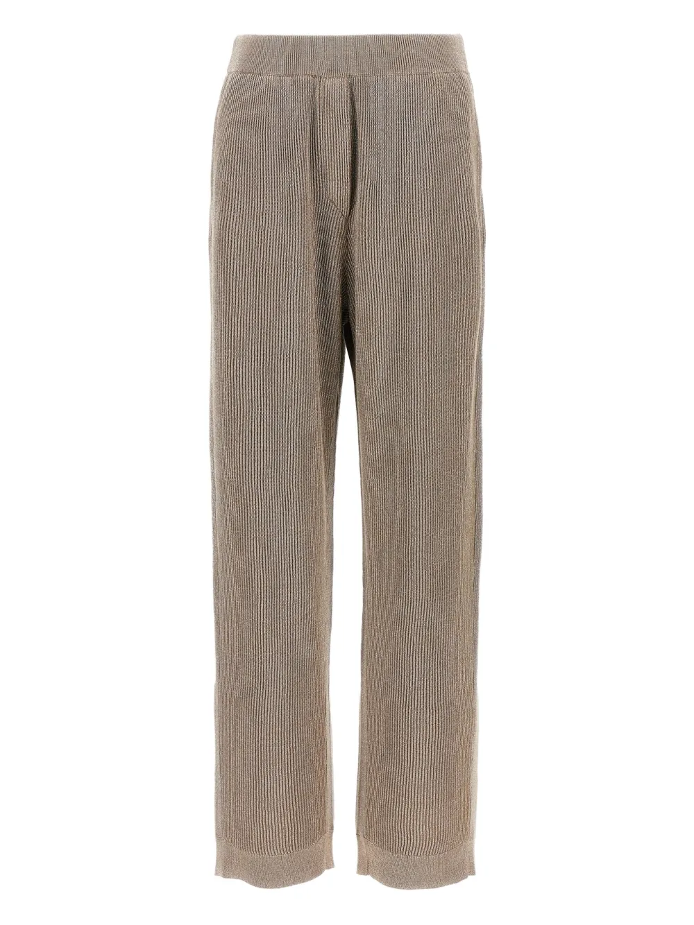 Brunello Cucinelli Geribbelde broek Bruin