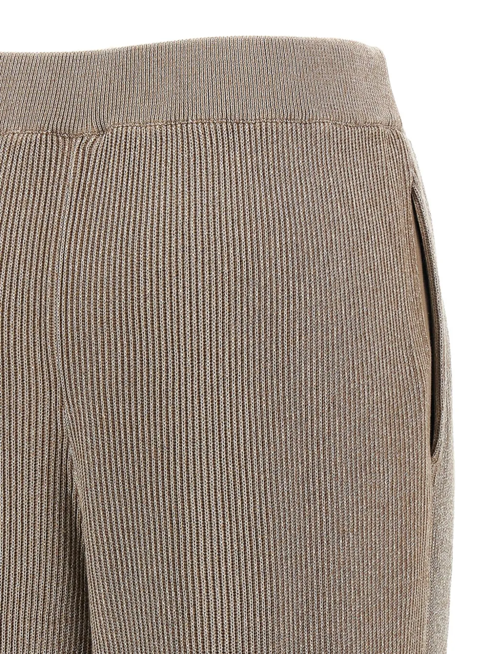 Brunello Cucinelli Geribbelde broek Bruin