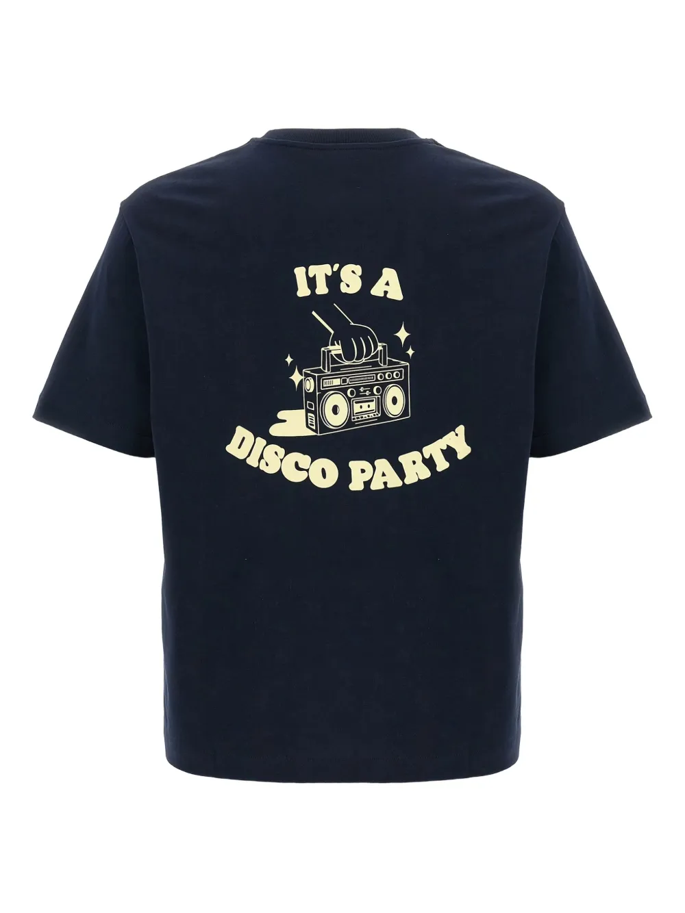 A.P.C. T-shirt met Disco Boombox-print - Blauw