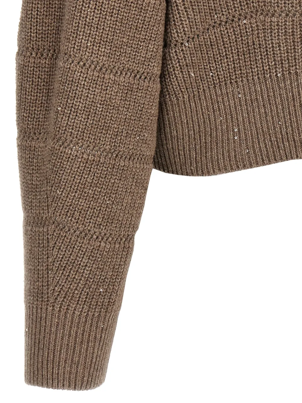Brunello Cucinelli Geribbeld vest Bruin