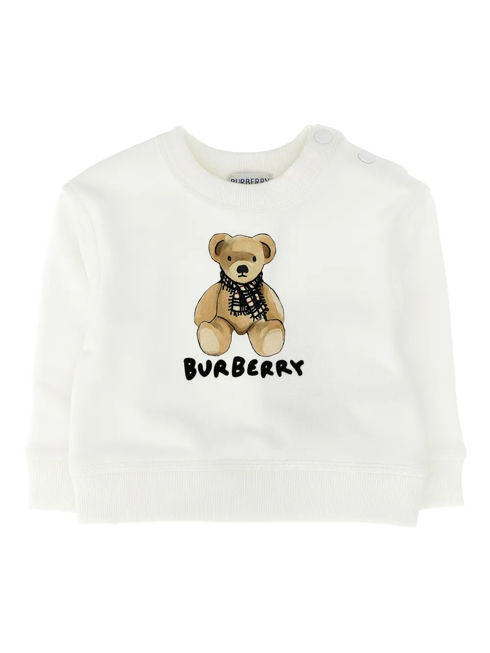 Burberry Kids Sweater met teddybeerprint Wit