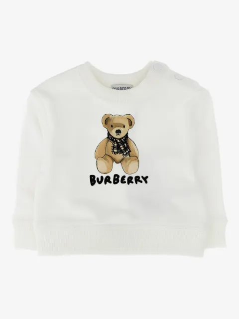 Burberry Kids sudadera con motivo de osito Thomas