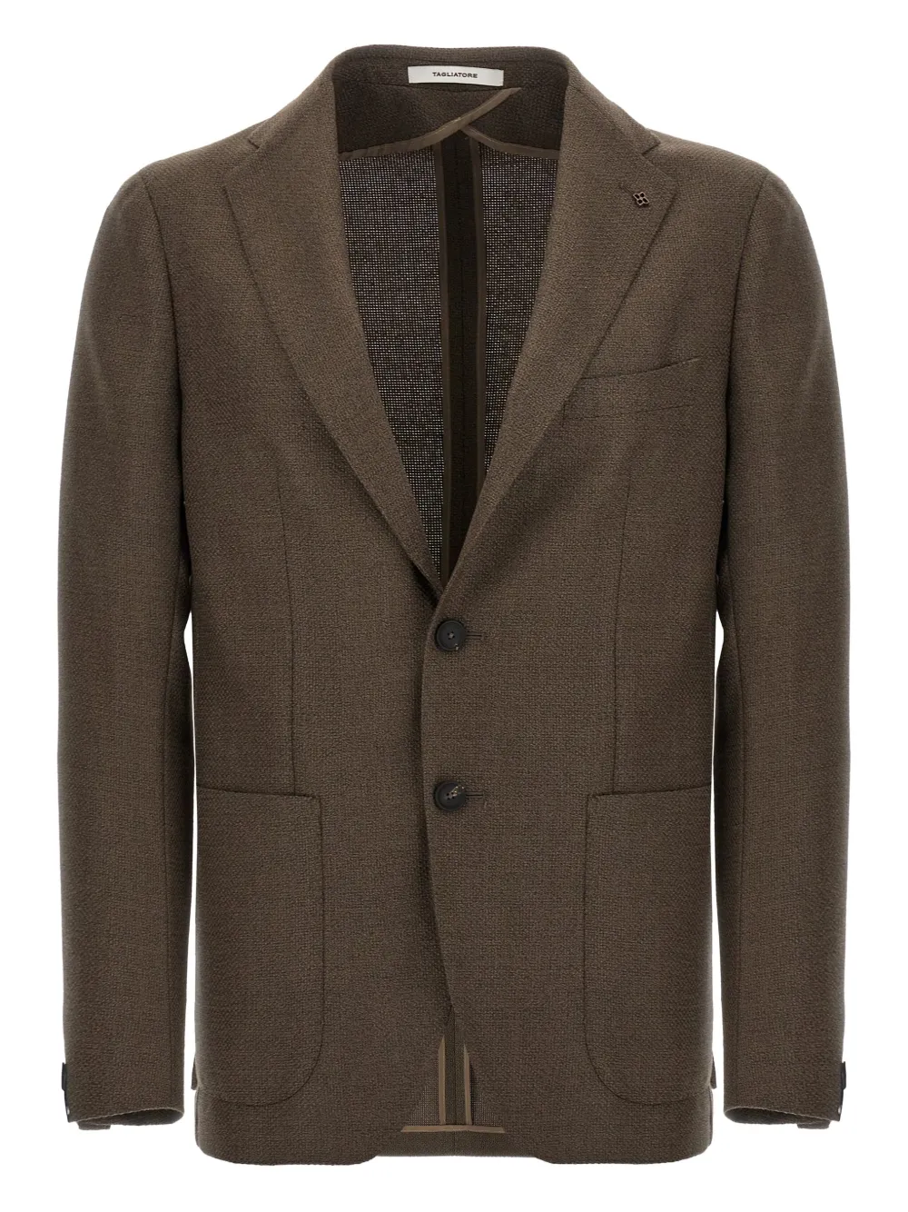 Tagliatore Super 100's wollen blazer Bruin