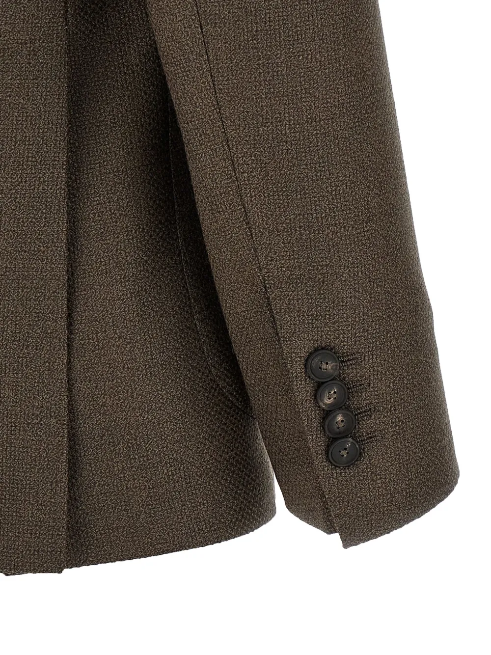 Tagliatore Super 100's wollen blazer Bruin