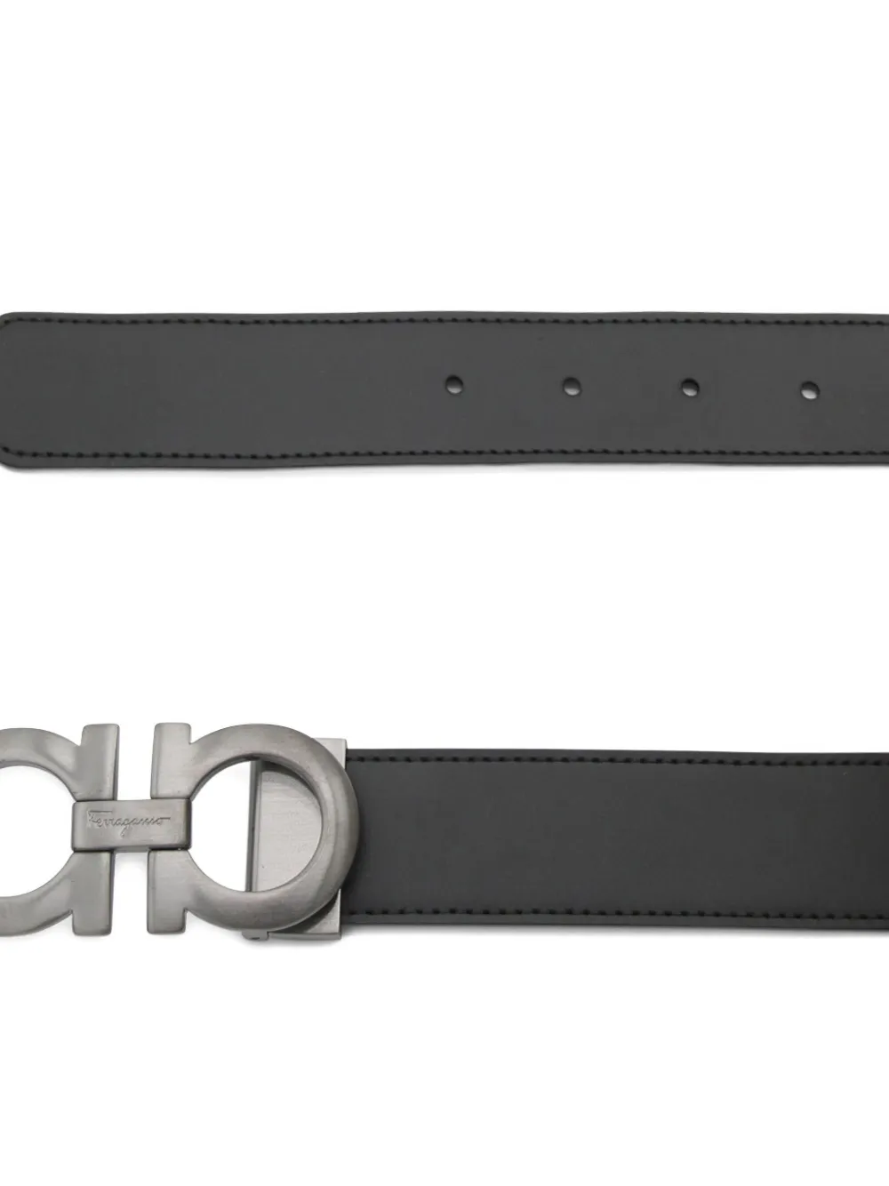 Ferragamo Gancini-buckle leather belt | Image 2