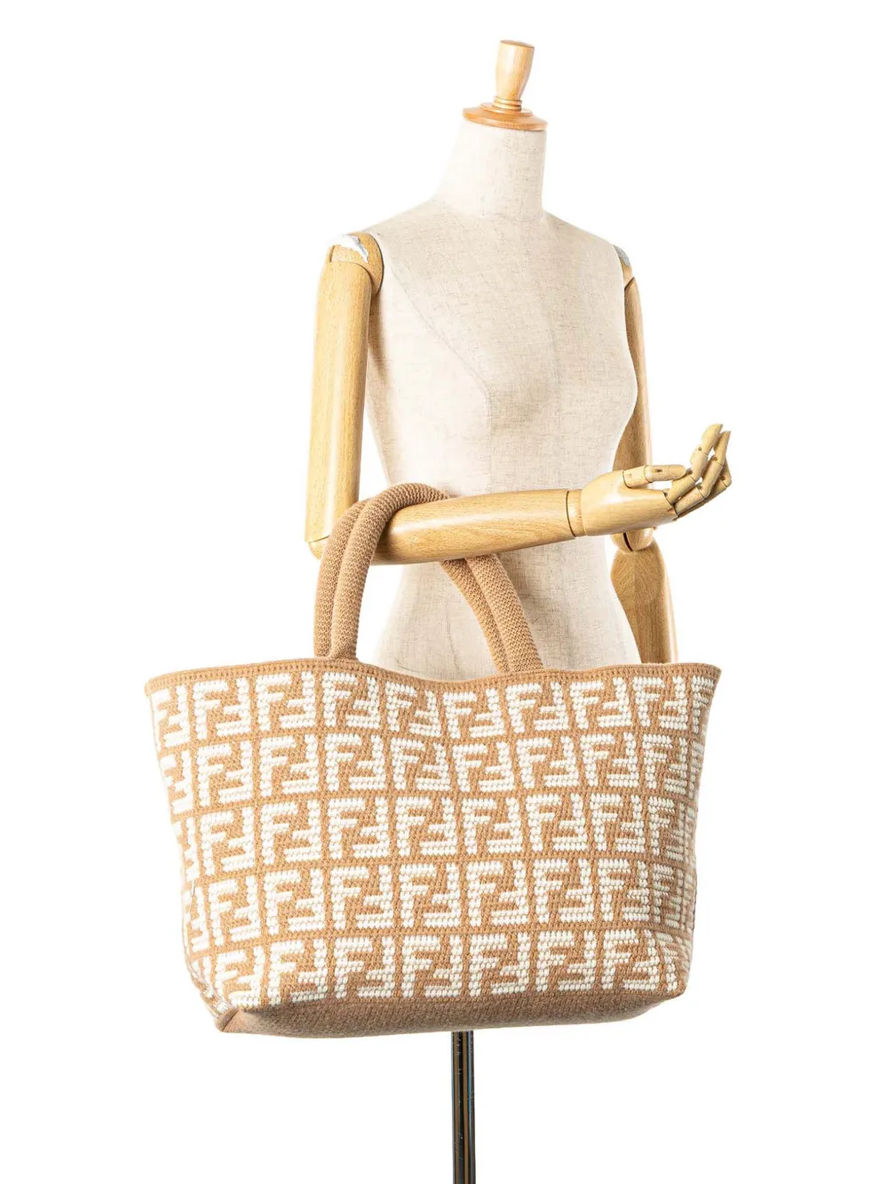 Fendi Pre-Owned 2010-2025 Large Zucca Cashmere Shopper tote bag | Pre-Owned | Image 2