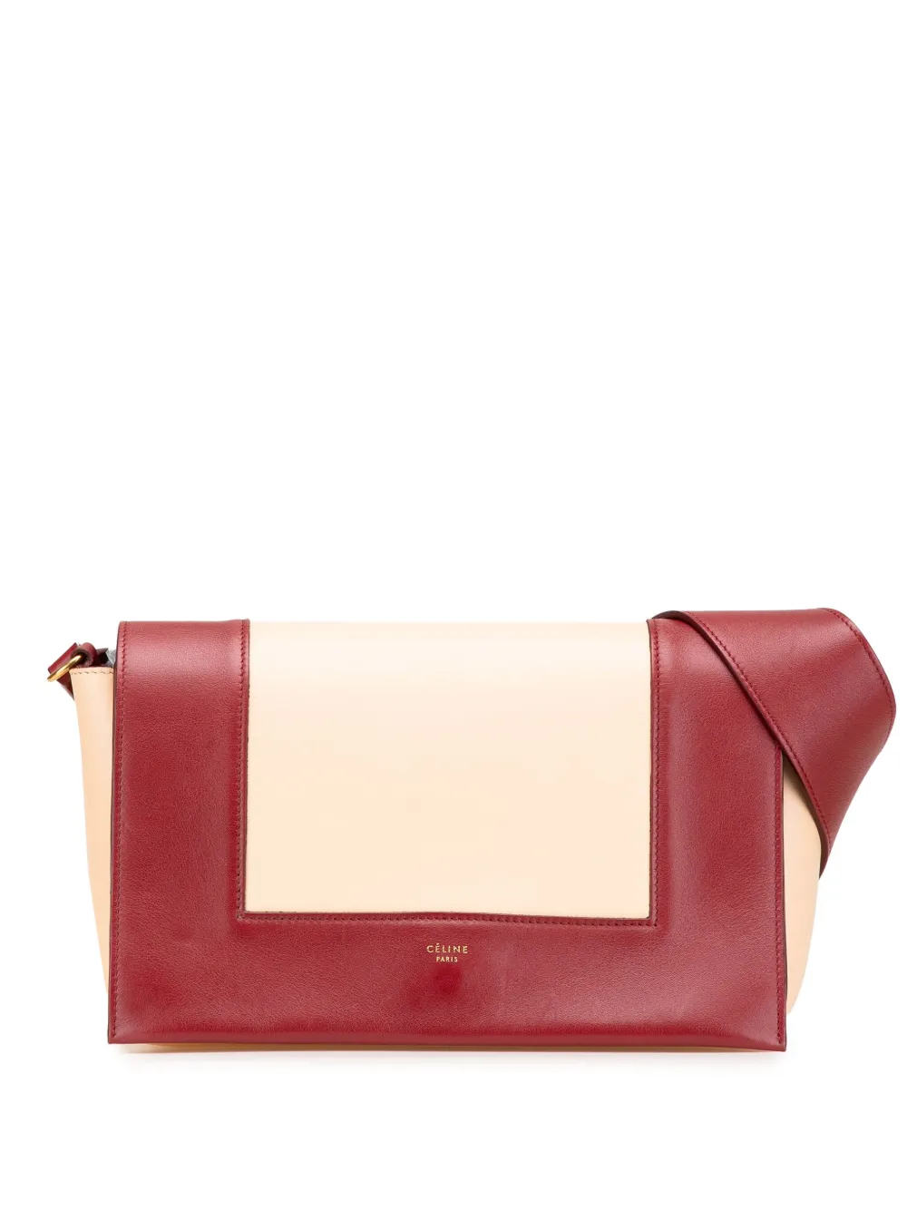 Céline Pre-Owned 2017 Leather Frame shoulder bag | Brown | Image 1