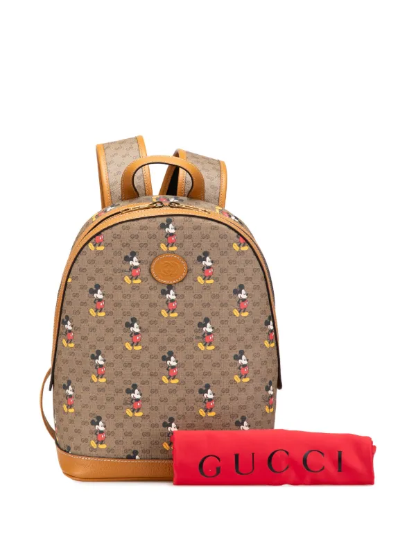Gucci Pre-Owned 2016-2024 ディズニー スモール マイクロ GG