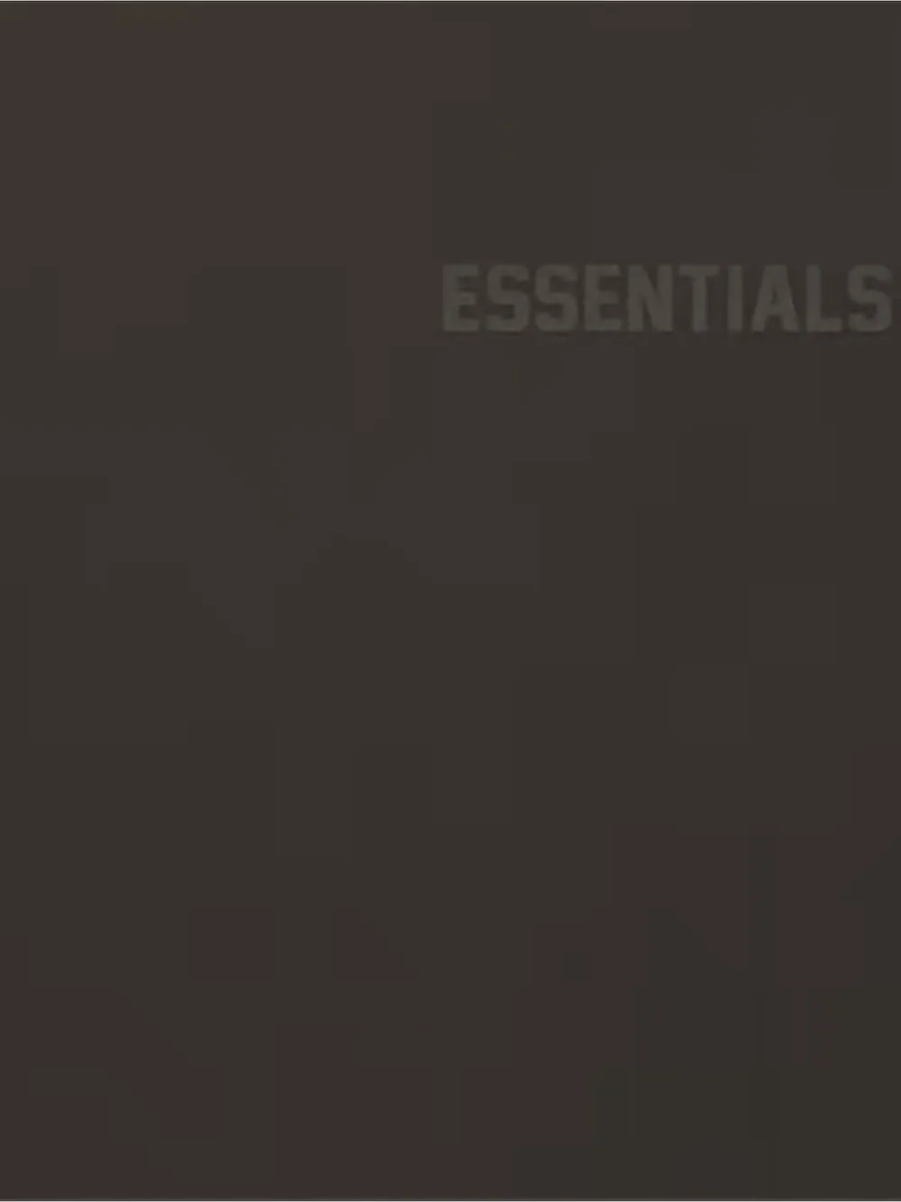 FEAR OF GOD ESSENTIALS logo-detail sweatshirt - Zwart