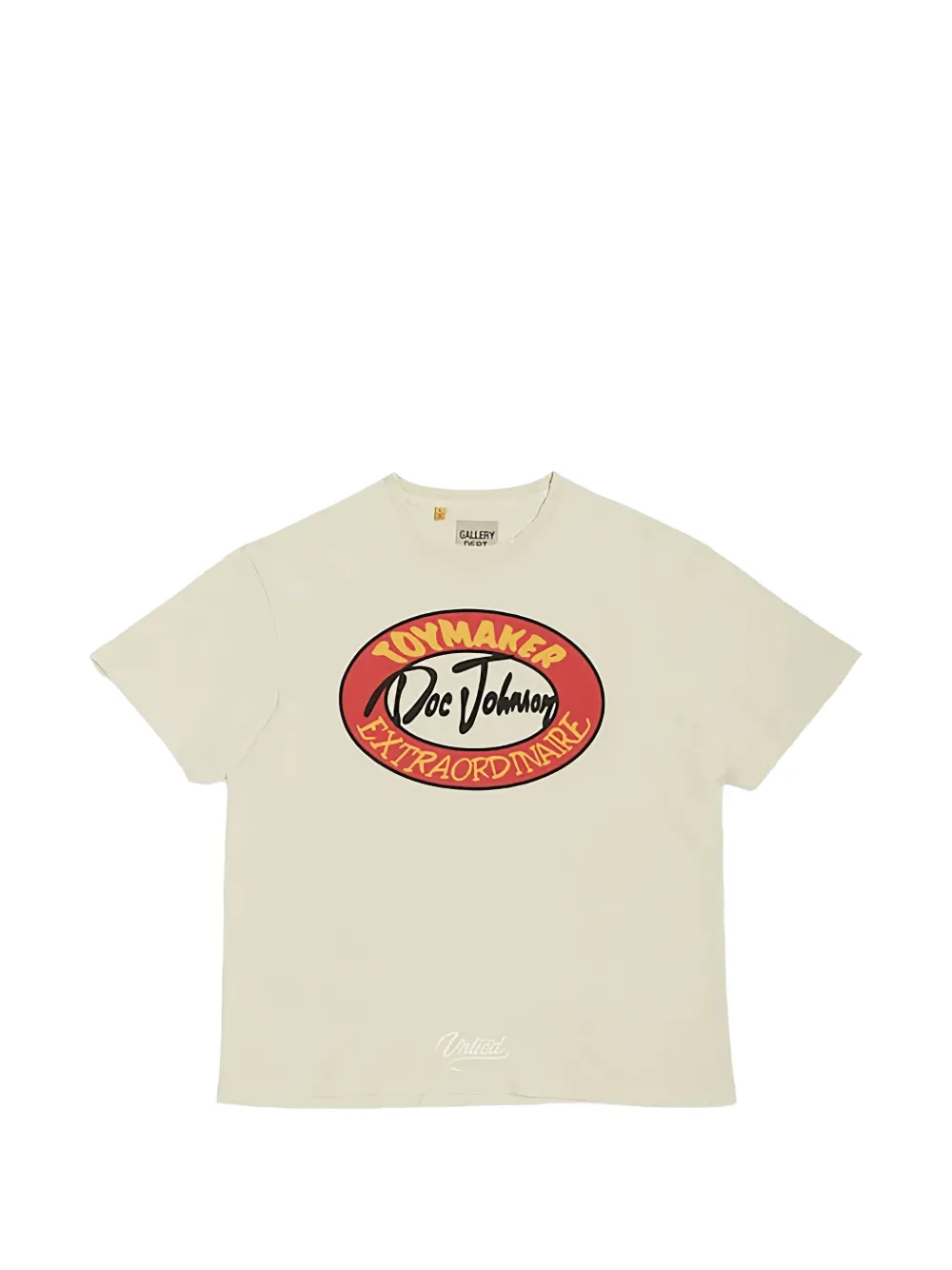 GALLERY DEPT. Toymaker Doc Johnson T-Shirt "Antique White" - Nude