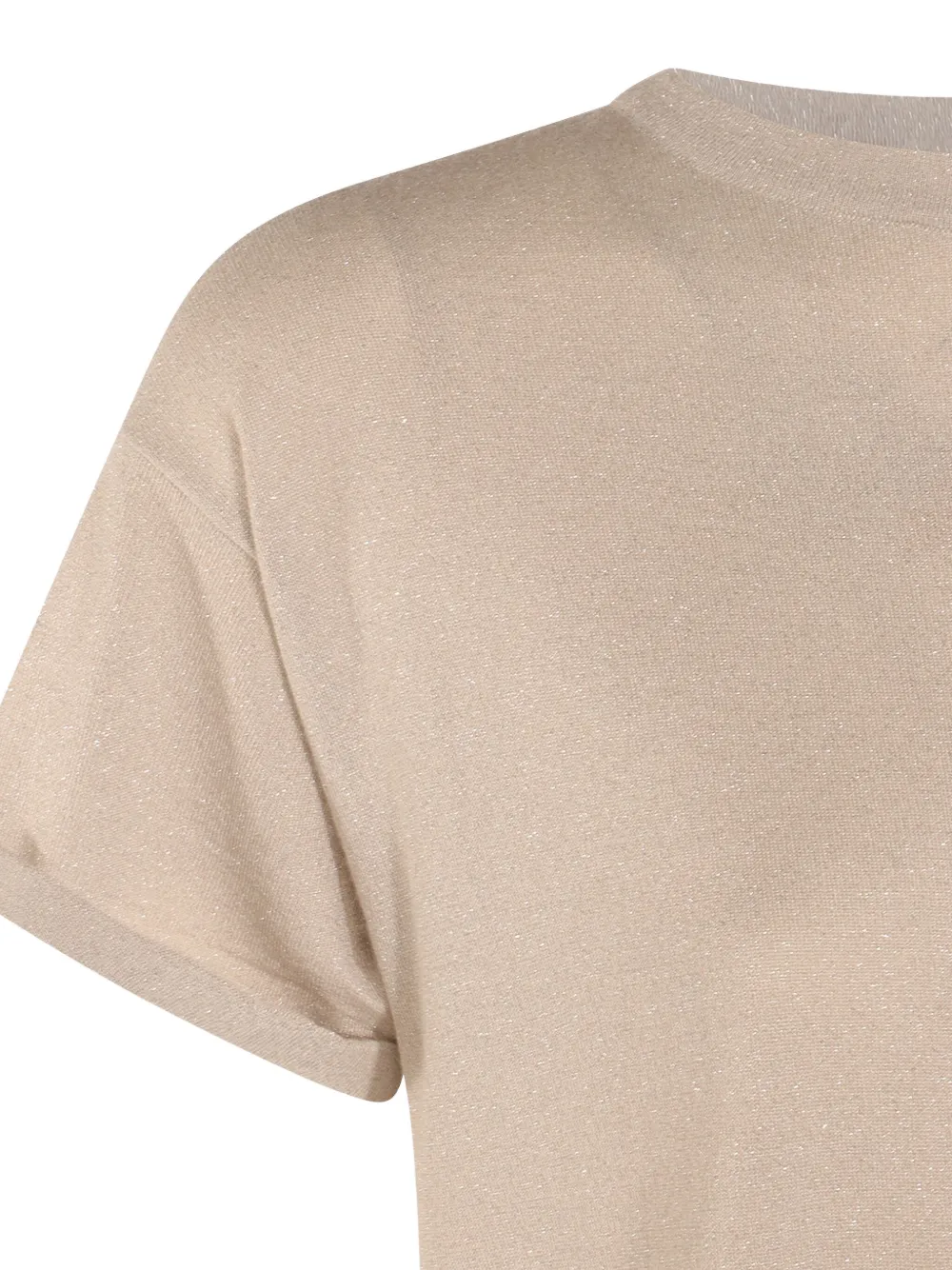 Brunello Cucinelli T-shirt met korte mouwen Beige