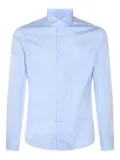 Canali long-sleeve button-fastening shirt - Blue