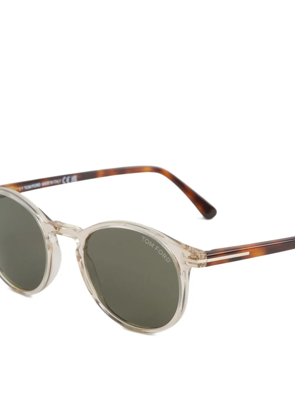 TOM FORD Eyewear round-frame sunglasses Beige