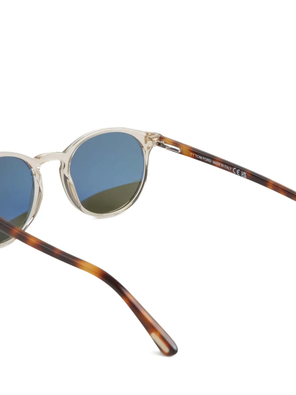 TOM FORD Eyewear round-frame sunglasses Beige