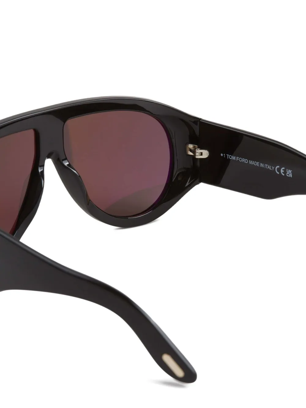 TOM FORD Eyewear shield-frame sunglasses Zwart