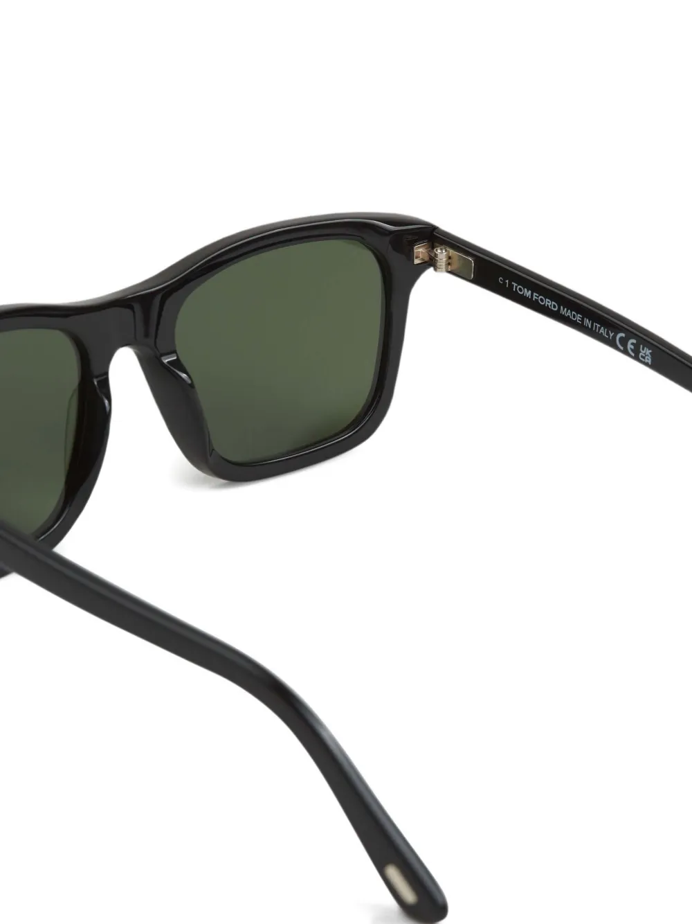 TOM FORD Eyewear Barron zonnebril met vierkant montuur Zwart