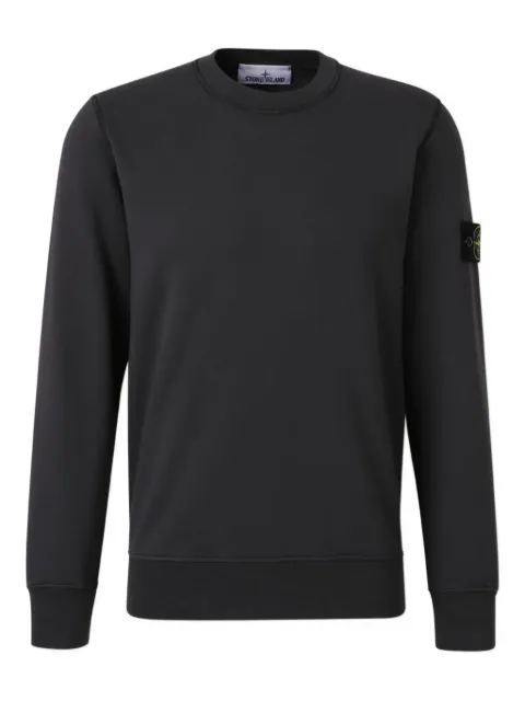 Stone Island Compass-badge cotton sweatshirt