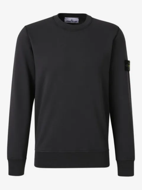 Stone Island Compass-badge cotton sweatshirt