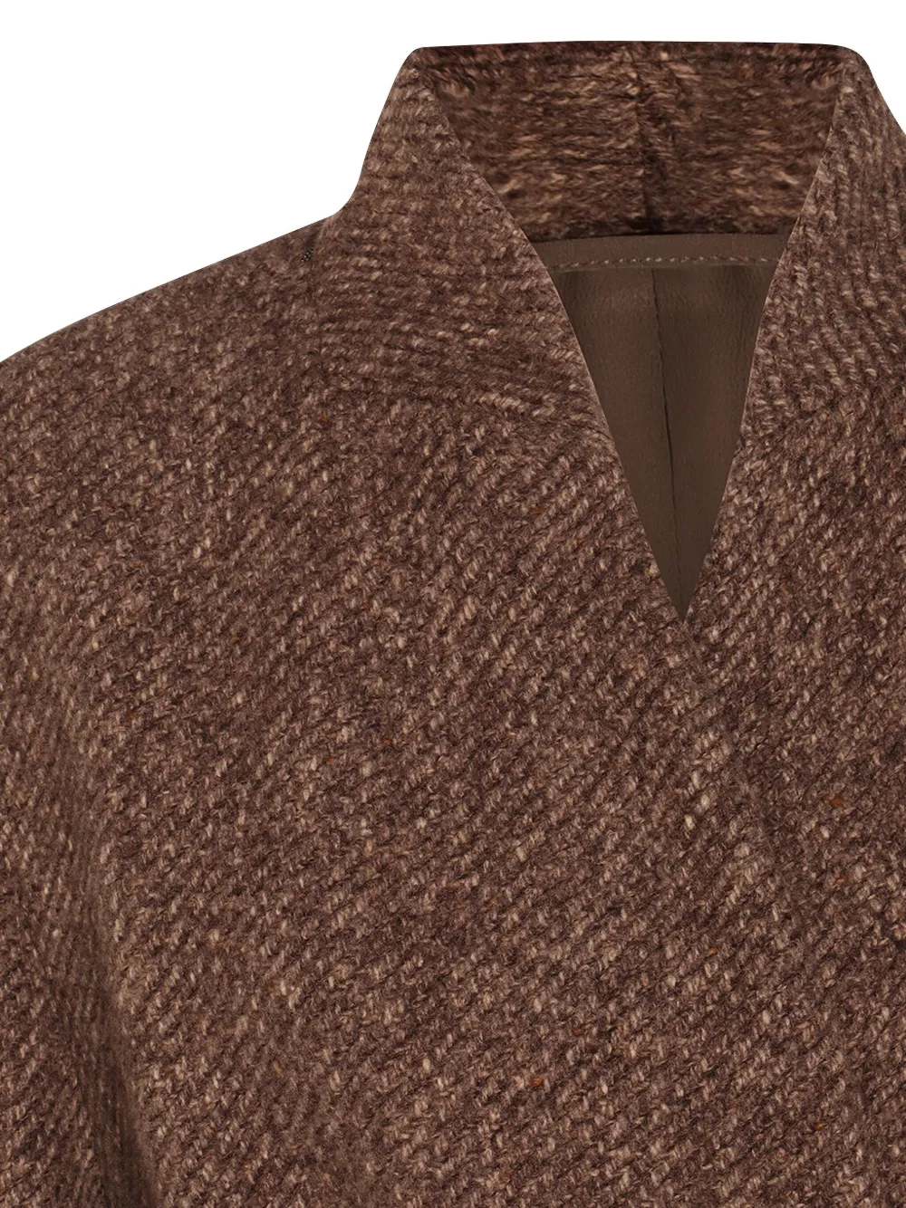 Brunello Cucinelli Wollen jas Bruin