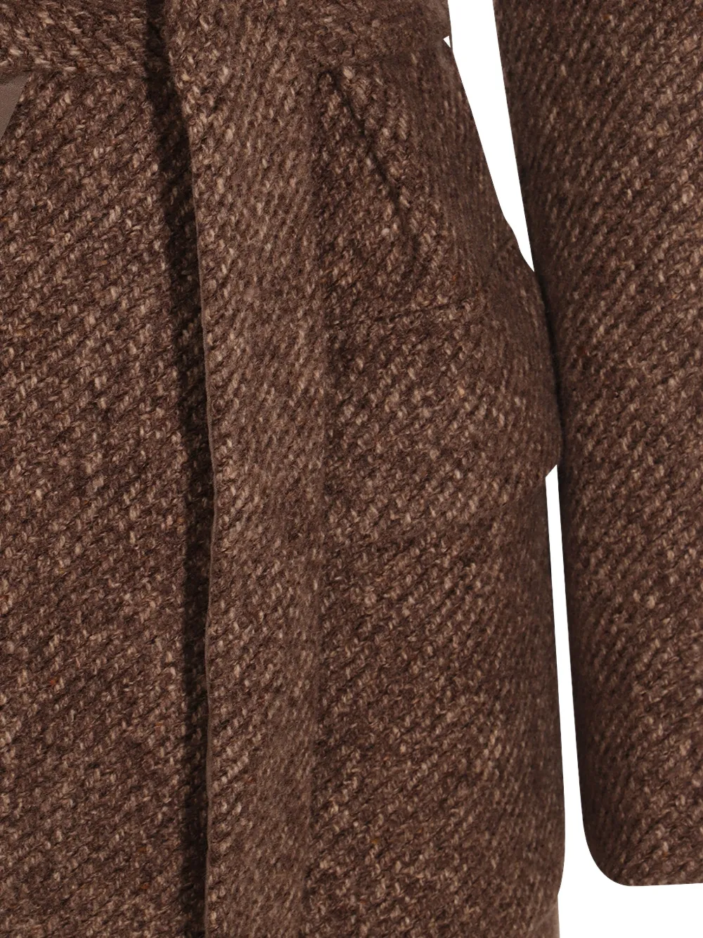 Brunello Cucinelli Wollen jas Bruin