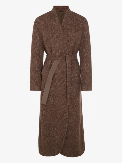 Brunello Cucinelli wool-blend single-breasted coat