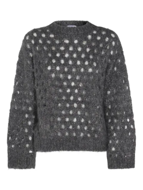 Brunello Cucinelli open-knit sweater