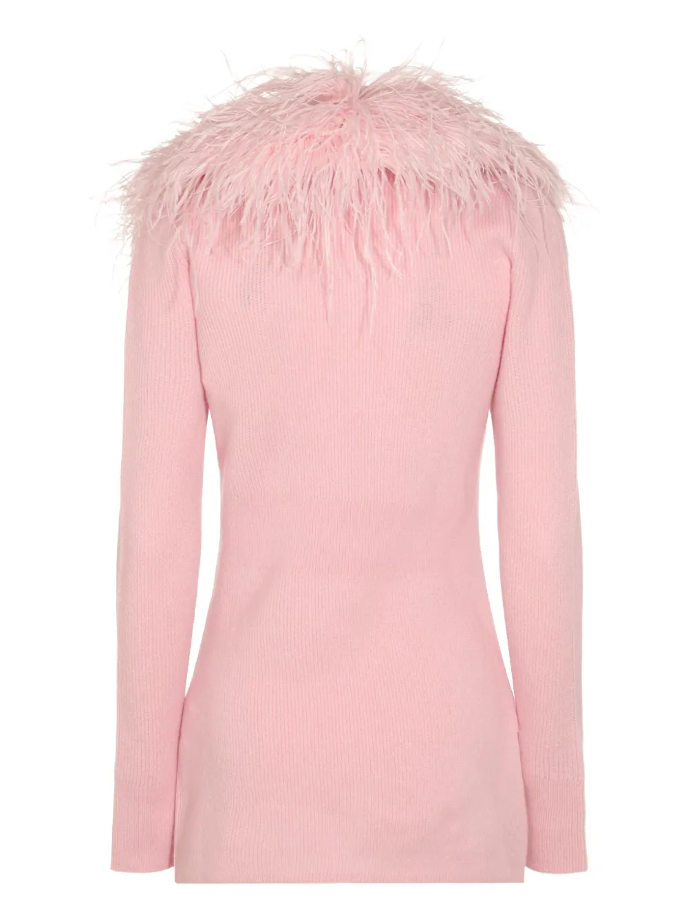 Blumarine Vest met veren Roze