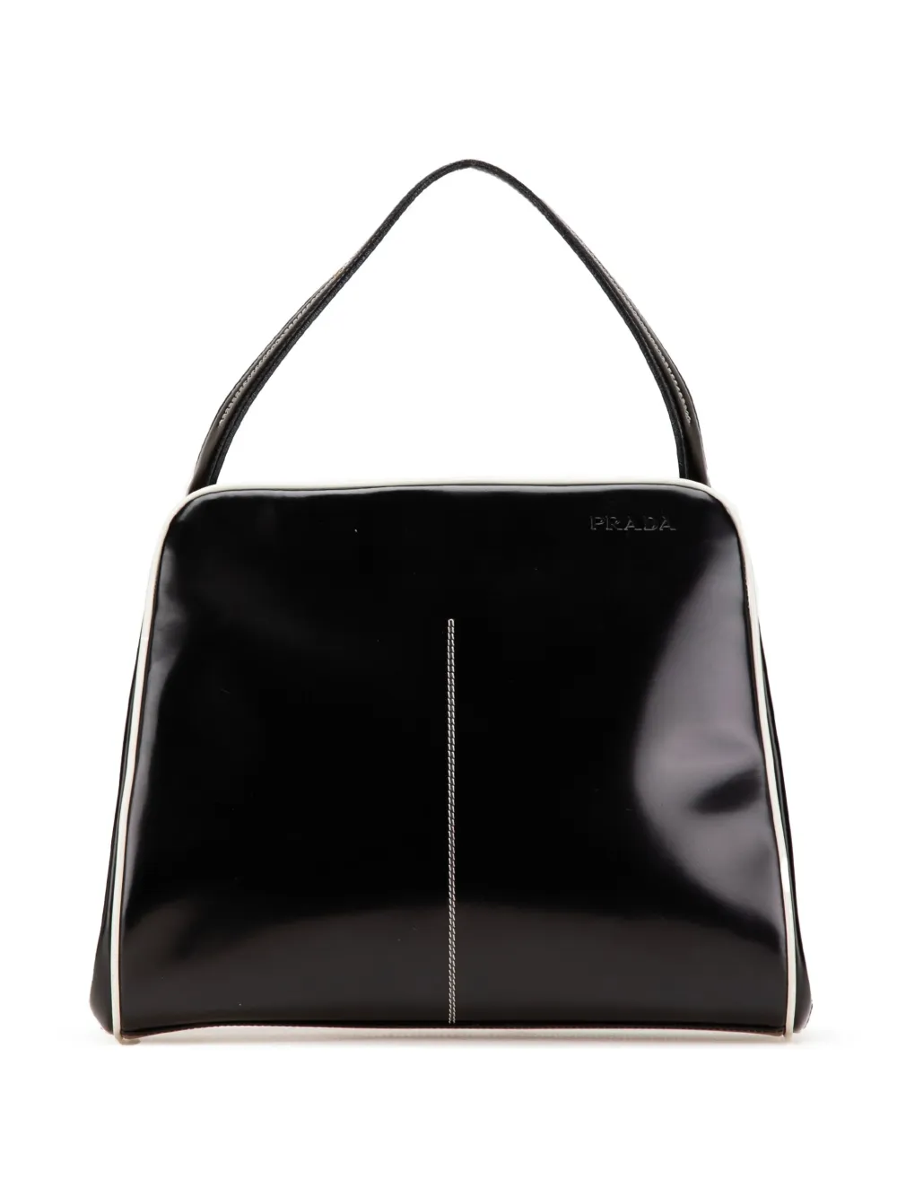 Prada Pre-Owned 2000-2013 Spazzolato Frame handbag | Black | Image 1