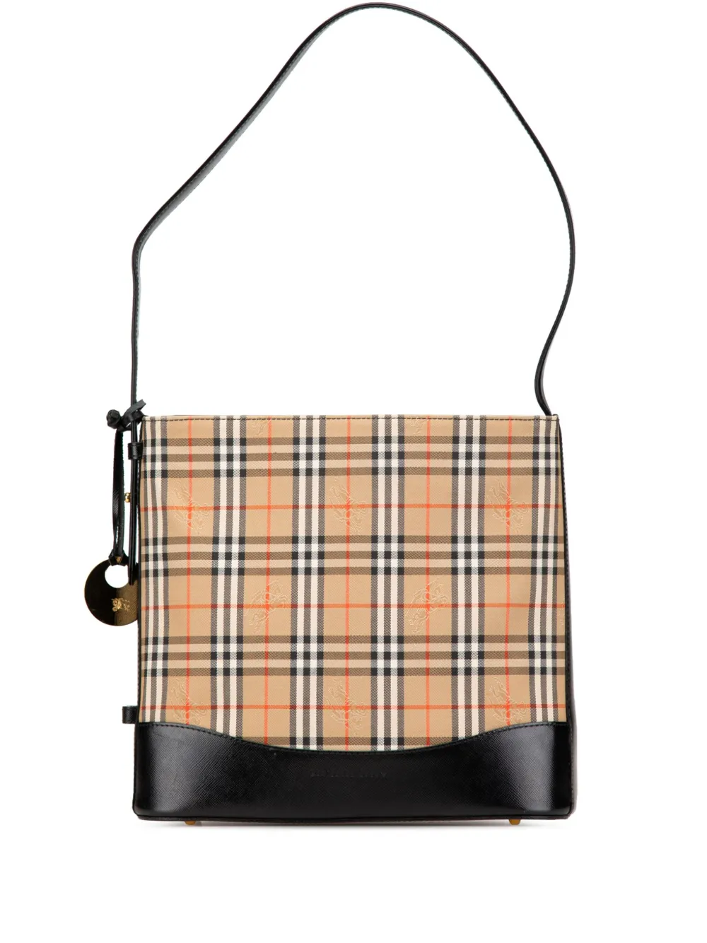 Burberry Pre-Owned 2000-2017 Haymarket Check Canvas shoulder bag | Brown | Image 1