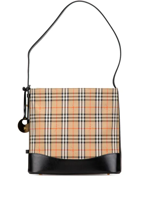 Burberry Pre-Owned 2000-2017 Haymarket Check Canvas shoulder bag