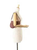 Christian Dior Pre-Owned 2002 Mini Diorissimo Canvas Saddle Pochette shoulder bag - Red