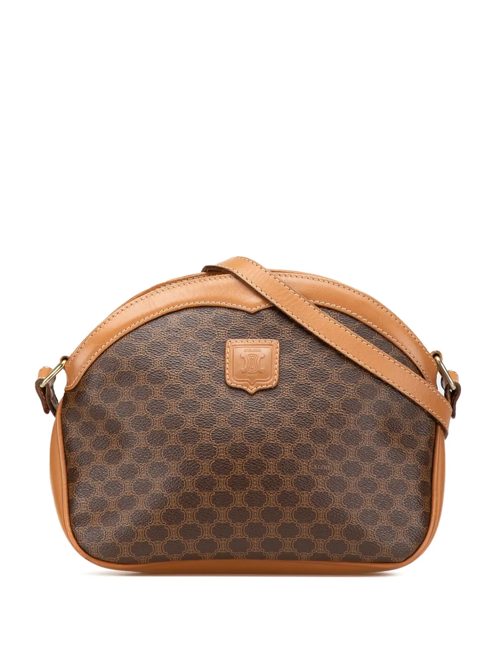 Céline Pre-Owned 2008 Macadam Coated Canvas crossbody bag | Brown | Image 1