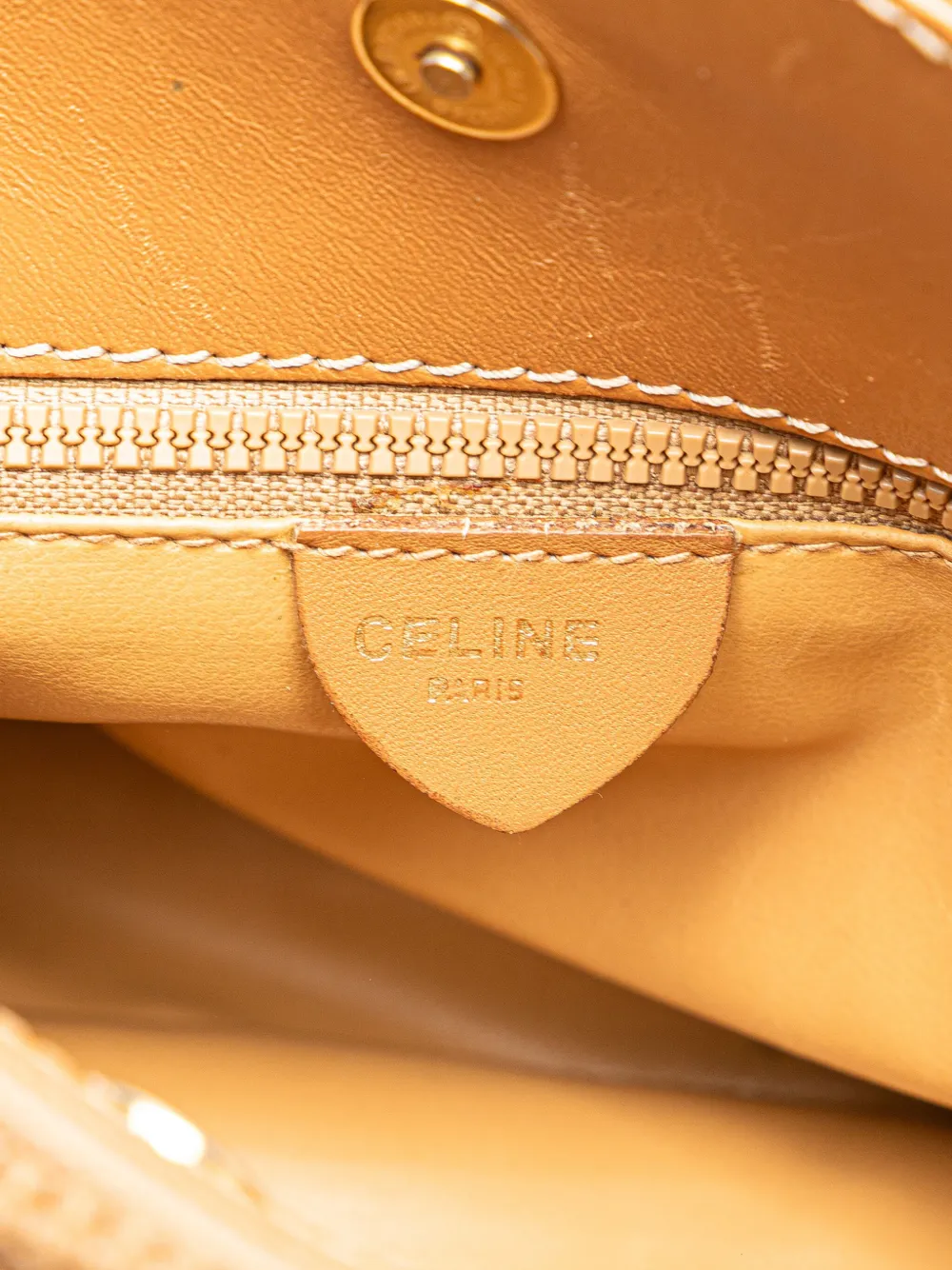 Pre-owned Celine 2008 Macadam Coated Canvas Crossbody Bag