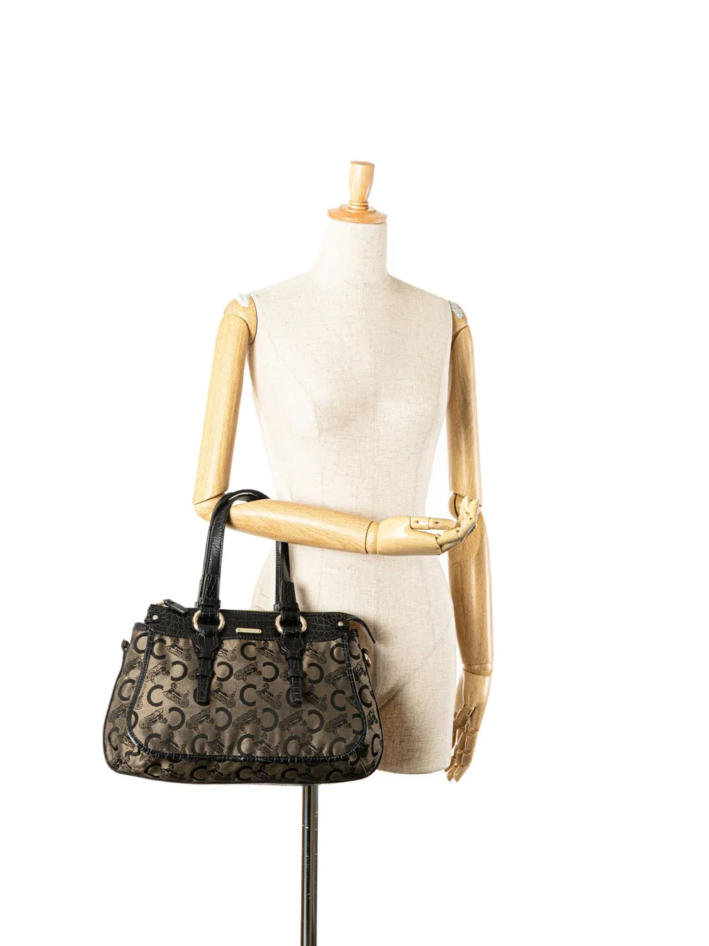 Céline Pre-Owned 2007 C Carriage Canvas satchel | Pre-Owned | Image 2