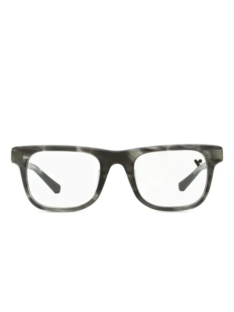 Shinola thunderbolt rectangle-frame glasses
