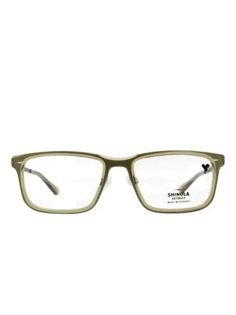 Shinola Flexon rectangular-frame glasses