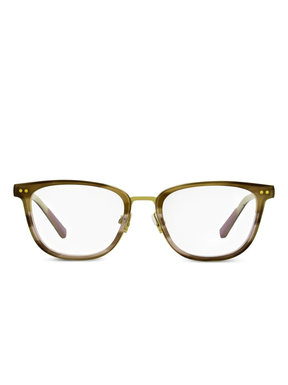 Shinola lentes con armazón rectangular | verde | Image 1