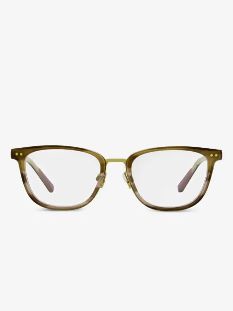 Shinola rounded rectangle rivet glasses