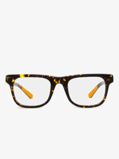 Shinola lentes con armazón rectangular estilo carey
