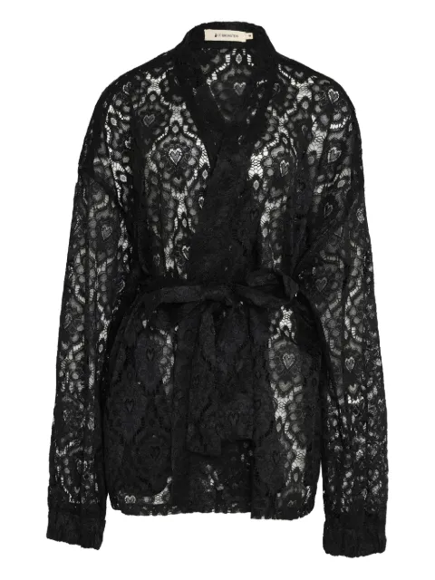 Lethicia Bronstein lace belted jacket