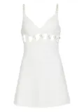 Retrofete Marlo crochet mini dress - White
