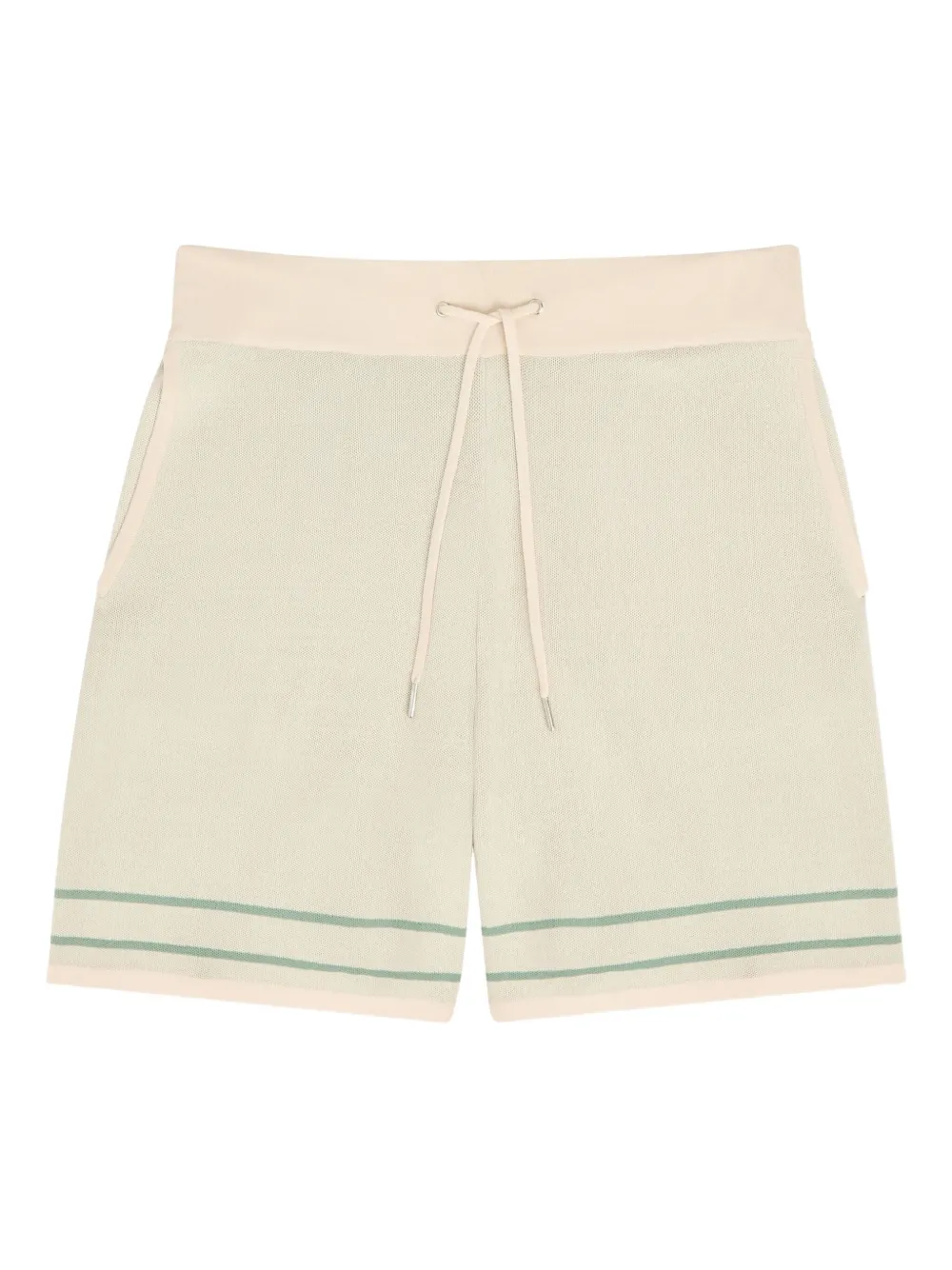 SER.O.YA Landon knit drawstring shorts | Neutrals | Image 1