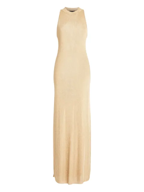 SER.O.YA metallic-knit maxi dress