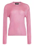 SER.O.YA Hana metallic fine-knit top - Pink