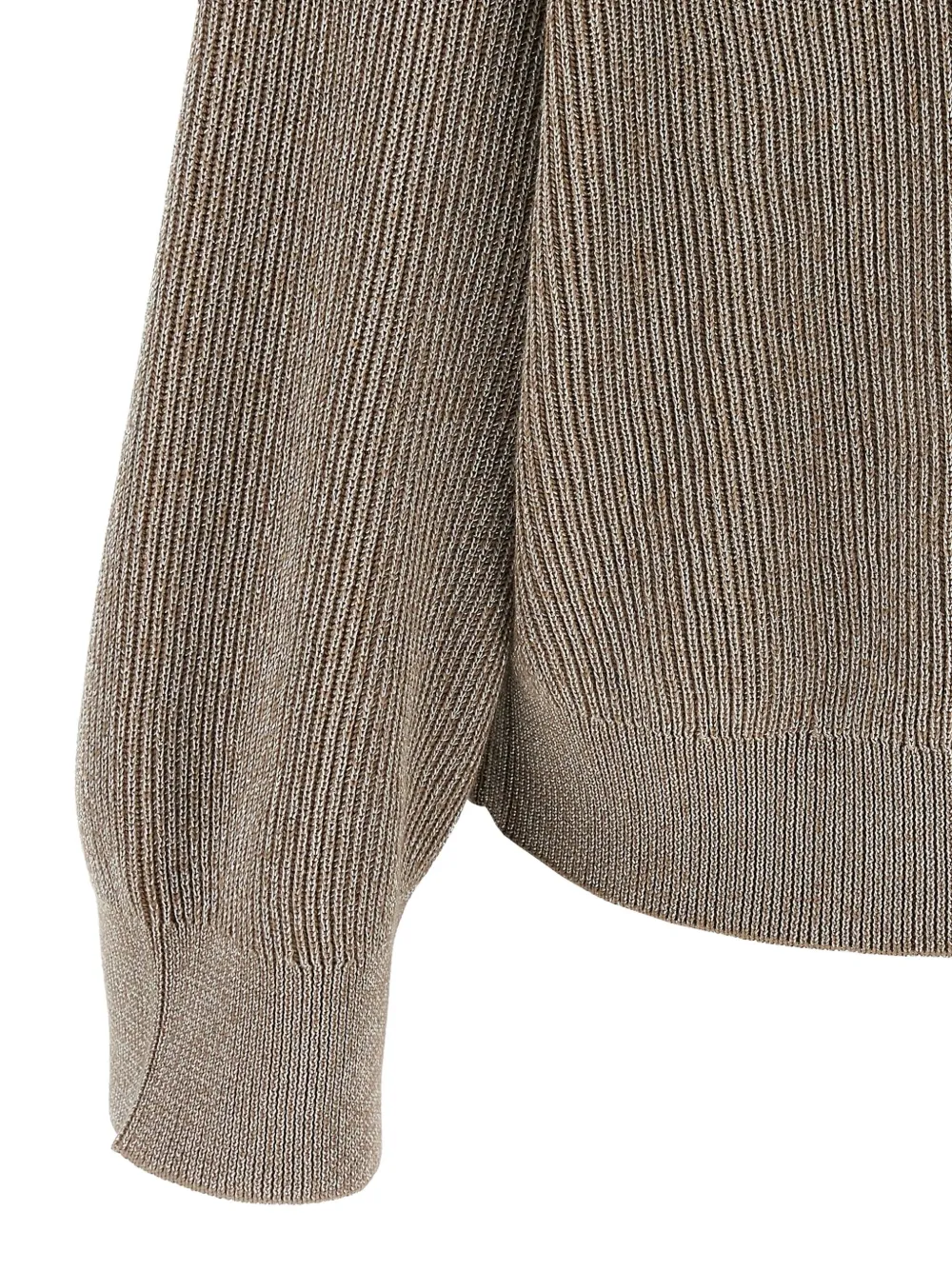 Brunello Cucinelli Ribgebreide trui Beige