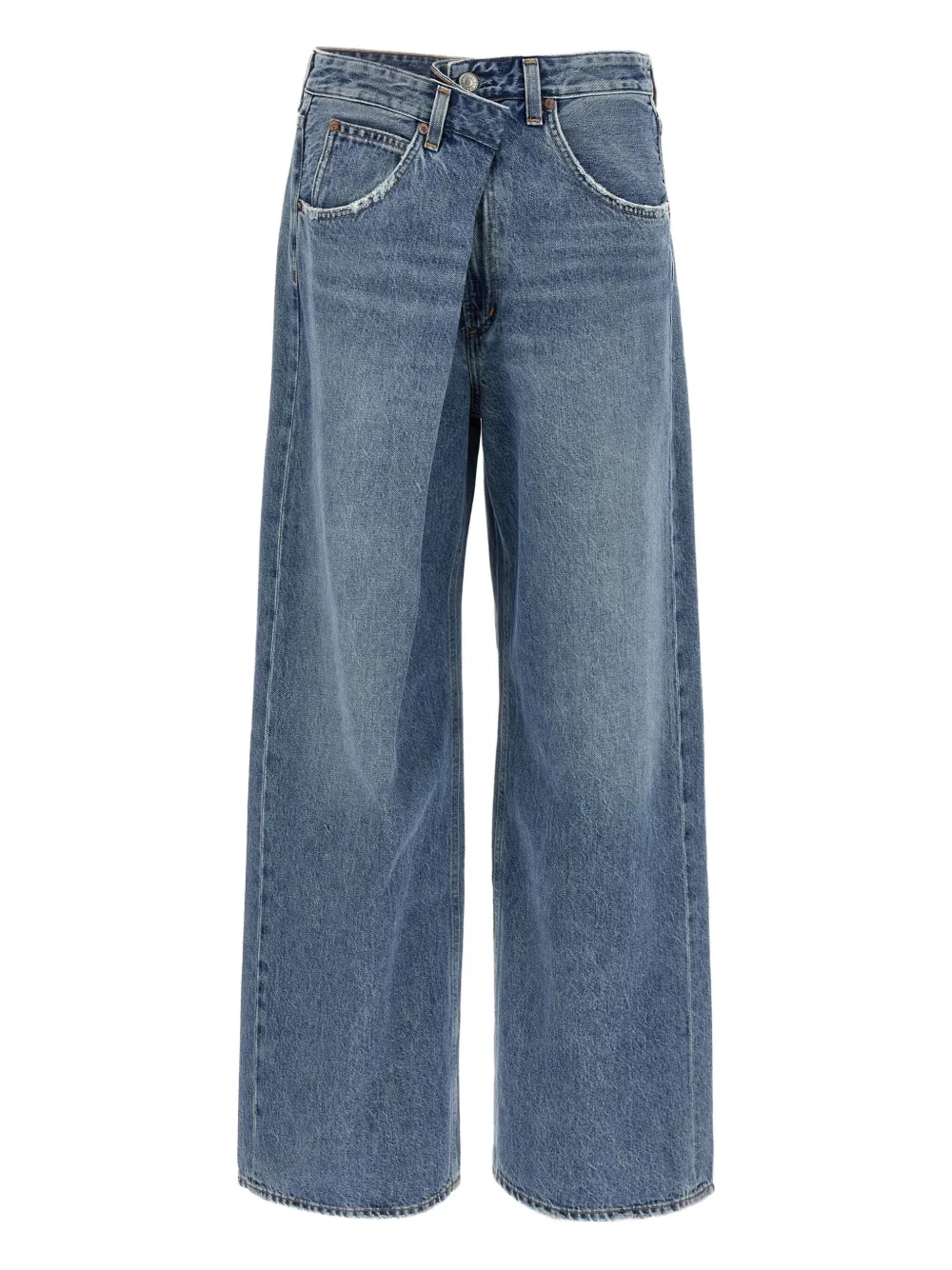 AGOLDE Vana Fold jeans Blauw