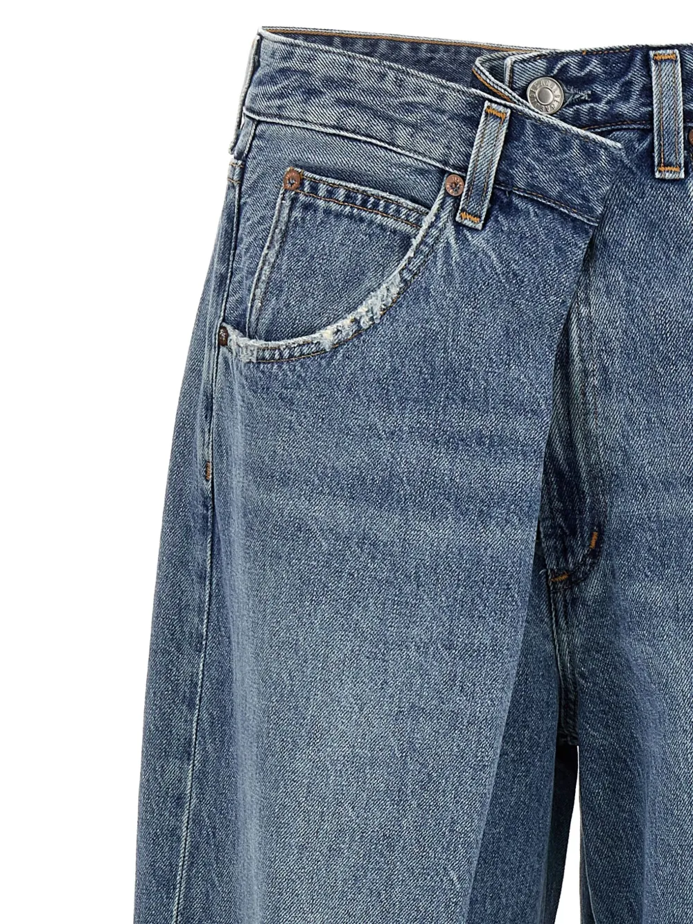 AGOLDE Vana Fold jeans Blauw