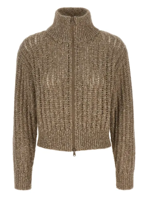 Brunello Cucinelli high-neck cardigan 